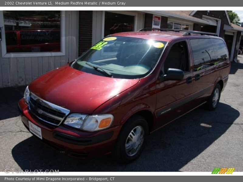 Medium Redfire Metallic / Medium Gray 2002 Chevrolet Venture LS