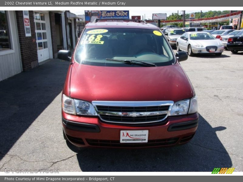 Medium Redfire Metallic / Medium Gray 2002 Chevrolet Venture LS
