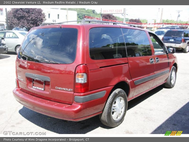 Medium Redfire Metallic / Medium Gray 2002 Chevrolet Venture LS