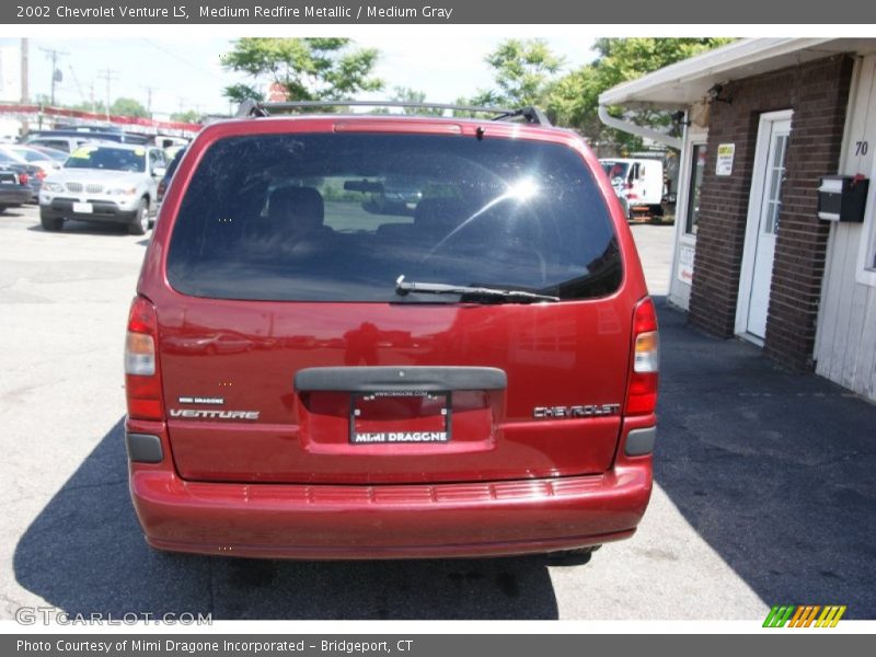 Medium Redfire Metallic / Medium Gray 2002 Chevrolet Venture LS