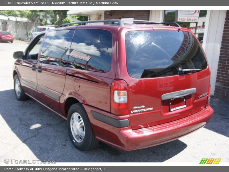 Medium Redfire Metallic / Medium Gray 2002 Chevrolet Venture LS