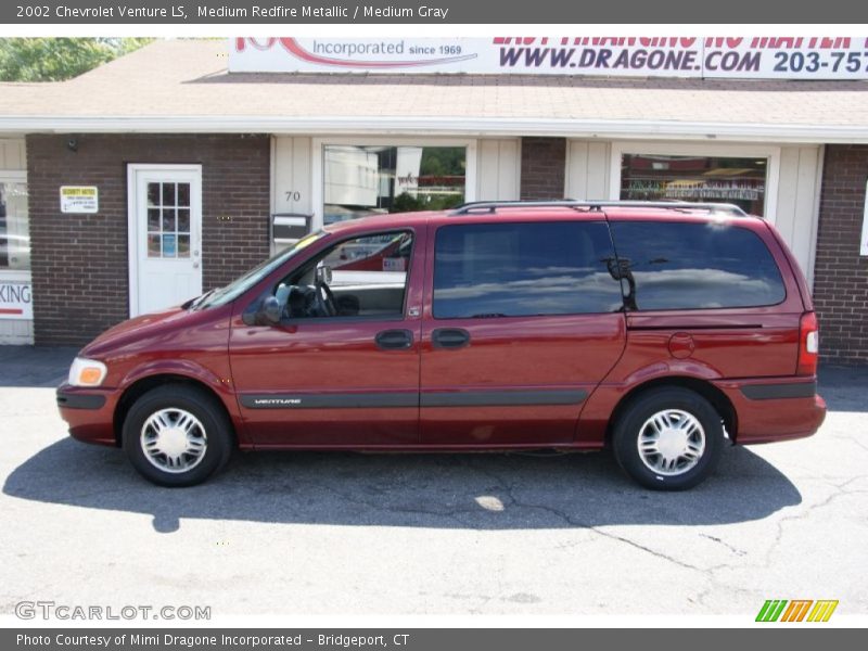 Medium Redfire Metallic / Medium Gray 2002 Chevrolet Venture LS