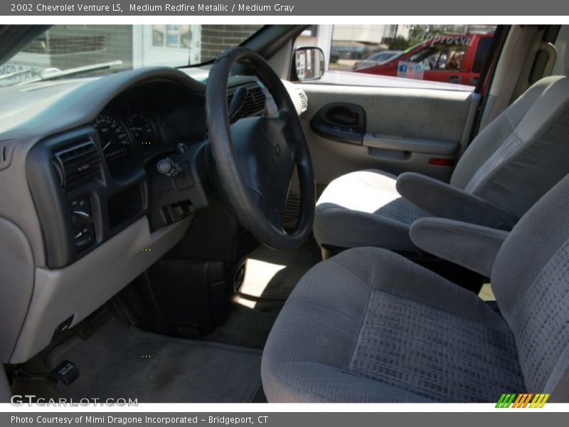 Medium Redfire Metallic / Medium Gray 2002 Chevrolet Venture LS