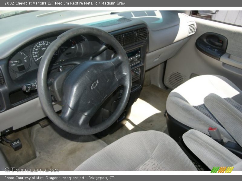 Medium Redfire Metallic / Medium Gray 2002 Chevrolet Venture LS
