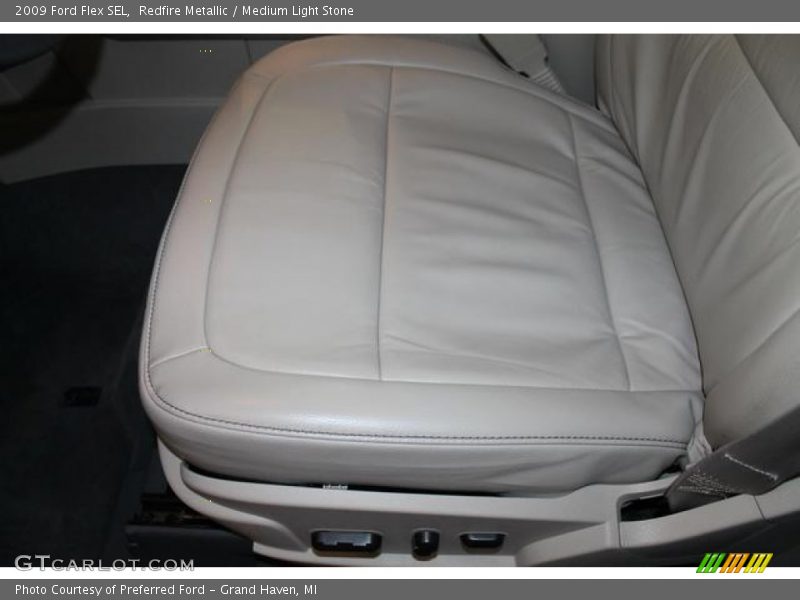 Redfire Metallic / Medium Light Stone 2009 Ford Flex SEL