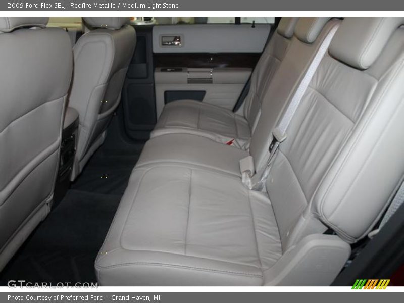 Redfire Metallic / Medium Light Stone 2009 Ford Flex SEL