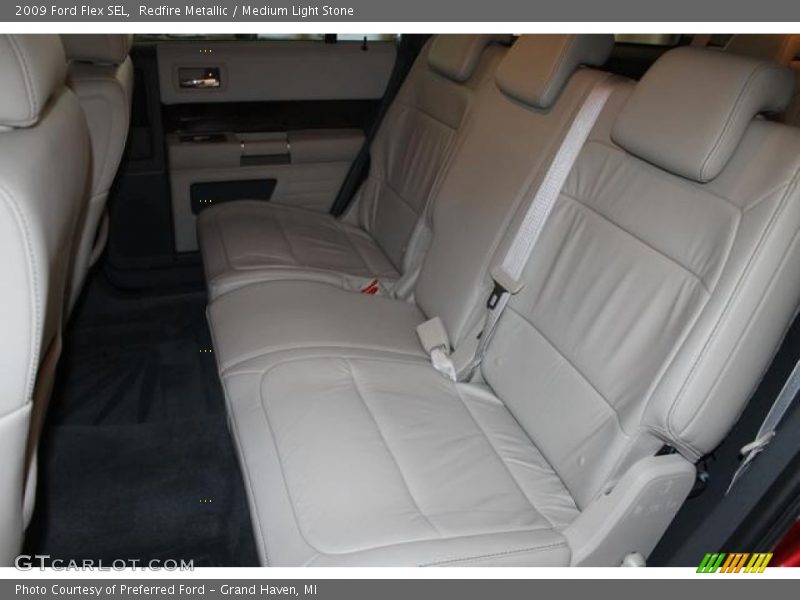 Redfire Metallic / Medium Light Stone 2009 Ford Flex SEL