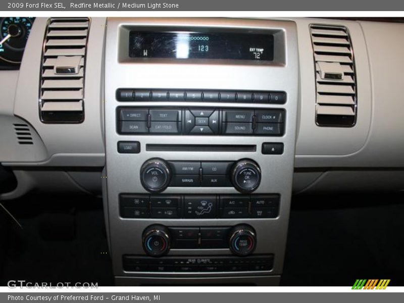 Redfire Metallic / Medium Light Stone 2009 Ford Flex SEL