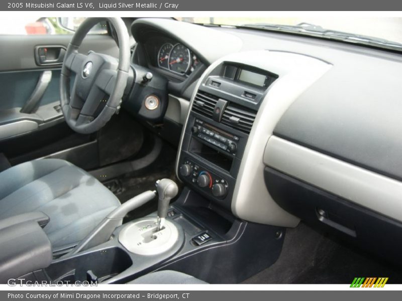 Liquid Silver Metallic / Gray 2005 Mitsubishi Galant LS V6