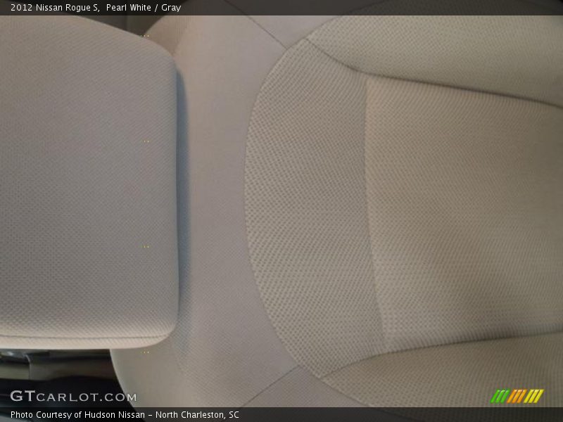 Pearl White / Gray 2012 Nissan Rogue S