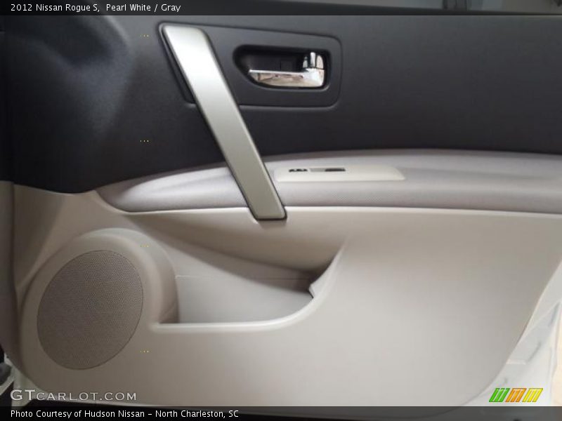 Pearl White / Gray 2012 Nissan Rogue S
