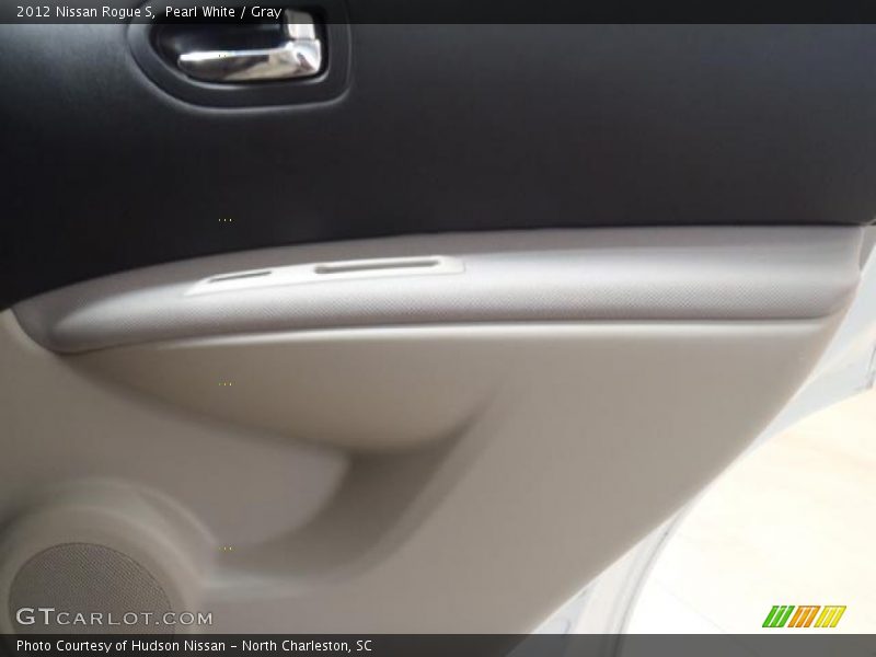 Pearl White / Gray 2012 Nissan Rogue S