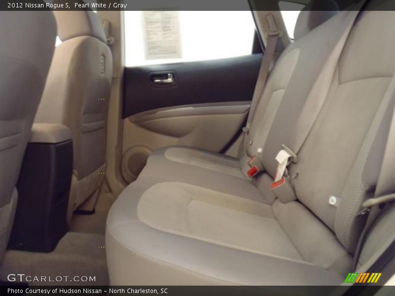 Pearl White / Gray 2012 Nissan Rogue S