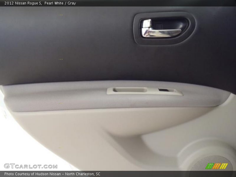 Pearl White / Gray 2012 Nissan Rogue S
