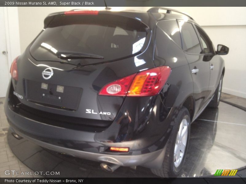 Super Black / Black 2009 Nissan Murano SL AWD
