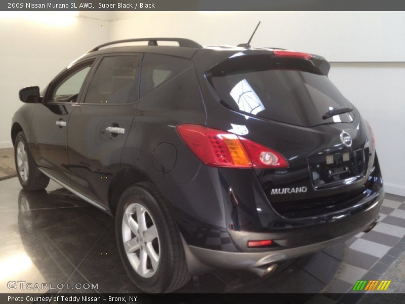 Super Black / Black 2009 Nissan Murano SL AWD