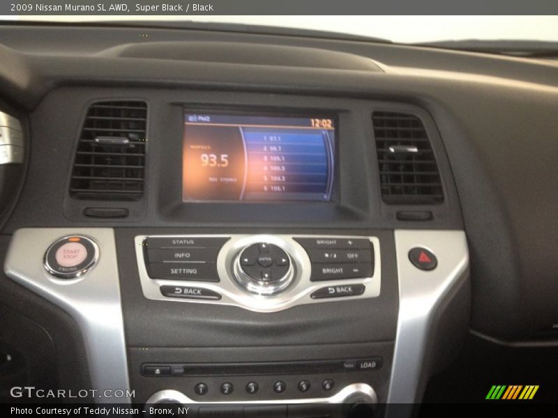 Super Black / Black 2009 Nissan Murano SL AWD