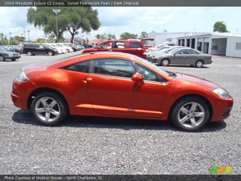 Sunset Pearlescent Pearl / Dark Charcoal 2009 Mitsubishi Eclipse GS Coupe