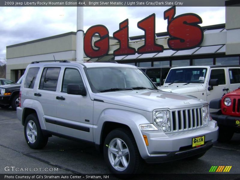 Bright Silver Metallic / Light Slate Gray/Dark Slate Gray 2009 Jeep Liberty Rocky Mountain Edition 4x4