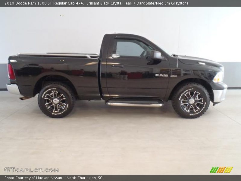 Brilliant Black Crystal Pearl / Dark Slate/Medium Graystone 2010 Dodge Ram 1500 ST Regular Cab 4x4