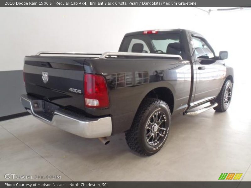 Brilliant Black Crystal Pearl / Dark Slate/Medium Graystone 2010 Dodge Ram 1500 ST Regular Cab 4x4