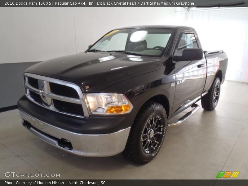Brilliant Black Crystal Pearl / Dark Slate/Medium Graystone 2010 Dodge Ram 1500 ST Regular Cab 4x4