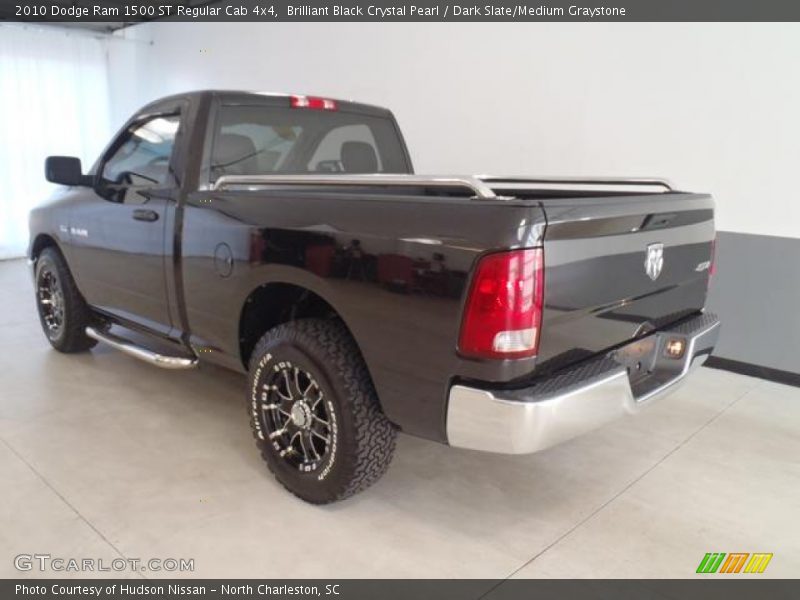 Brilliant Black Crystal Pearl / Dark Slate/Medium Graystone 2010 Dodge Ram 1500 ST Regular Cab 4x4