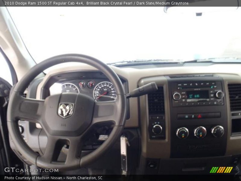 Brilliant Black Crystal Pearl / Dark Slate/Medium Graystone 2010 Dodge Ram 1500 ST Regular Cab 4x4