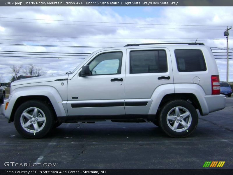 Bright Silver Metallic / Light Slate Gray/Dark Slate Gray 2009 Jeep Liberty Rocky Mountain Edition 4x4