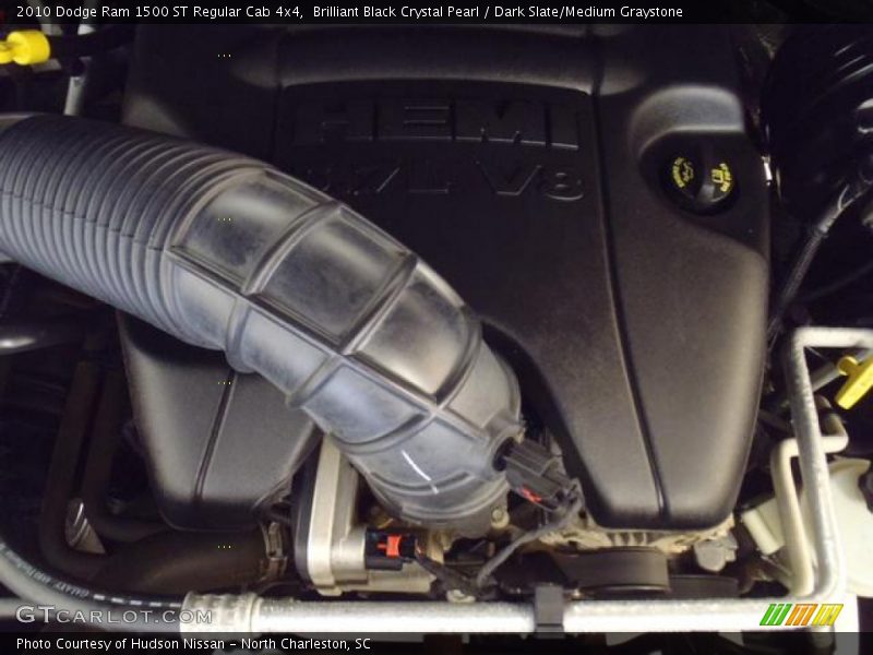 Brilliant Black Crystal Pearl / Dark Slate/Medium Graystone 2010 Dodge Ram 1500 ST Regular Cab 4x4