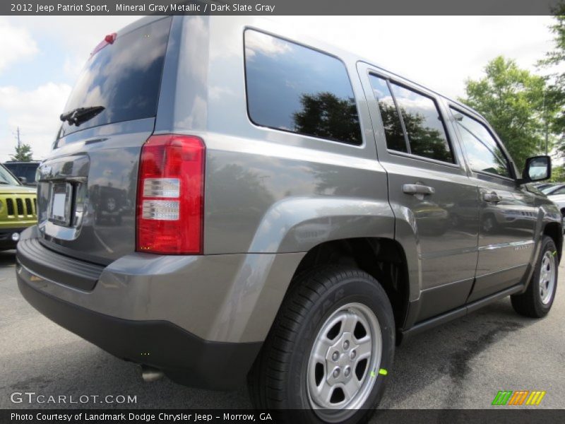 Mineral Gray Metallic / Dark Slate Gray 2012 Jeep Patriot Sport