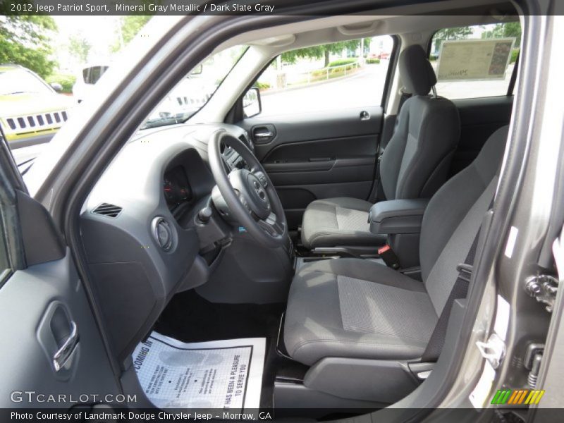 Mineral Gray Metallic / Dark Slate Gray 2012 Jeep Patriot Sport