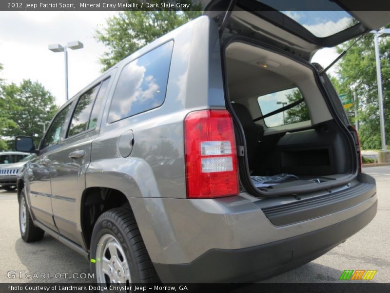 Mineral Gray Metallic / Dark Slate Gray 2012 Jeep Patriot Sport