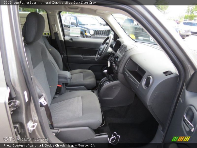 Mineral Gray Metallic / Dark Slate Gray 2012 Jeep Patriot Sport