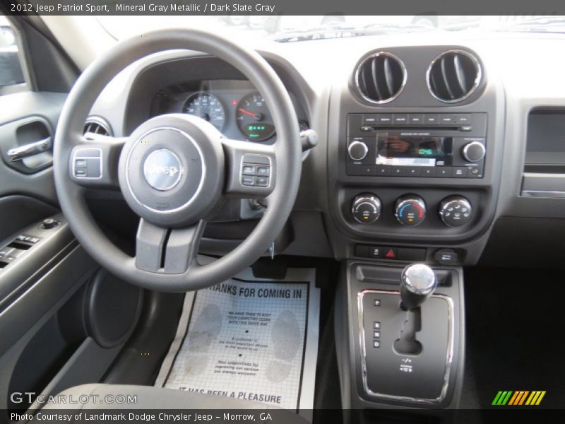 Mineral Gray Metallic / Dark Slate Gray 2012 Jeep Patriot Sport