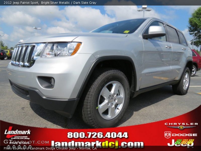 Bright Silver Metallic / Dark Slate Gray 2012 Jeep Patriot Sport