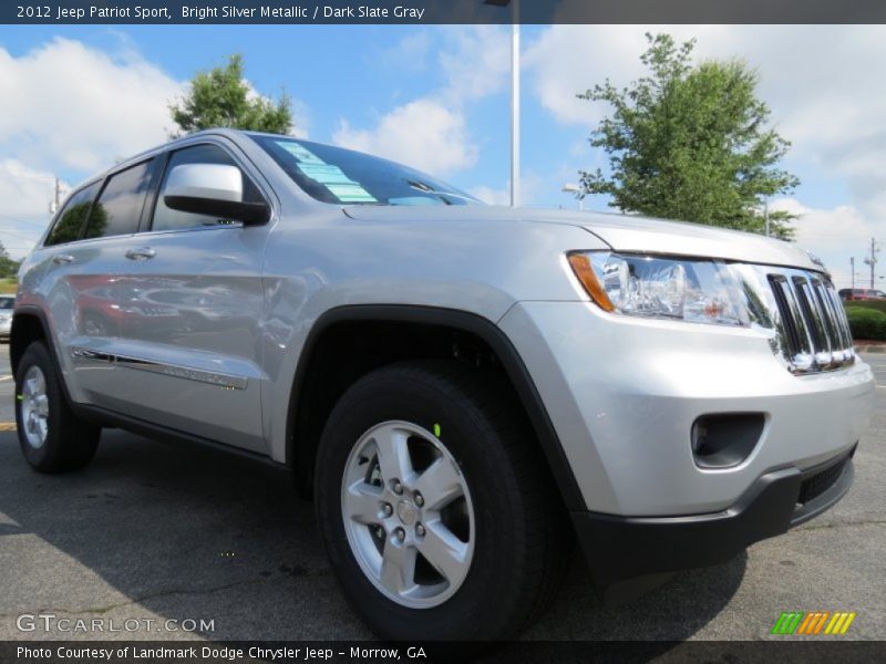Bright Silver Metallic / Dark Slate Gray 2012 Jeep Patriot Sport