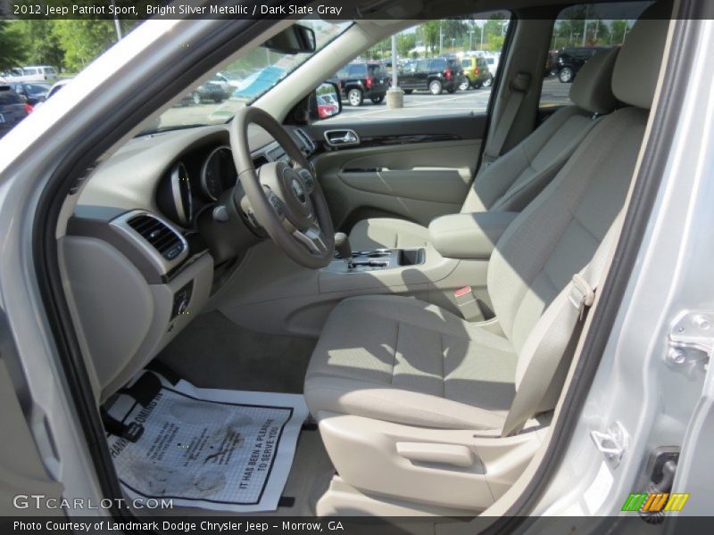 Bright Silver Metallic / Dark Slate Gray 2012 Jeep Patriot Sport