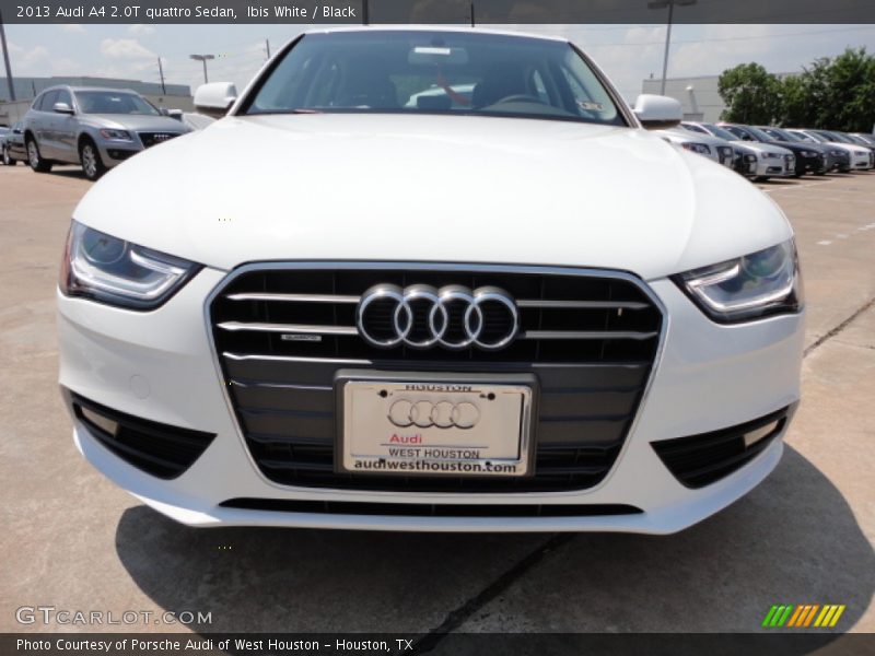 Ibis White / Black 2013 Audi A4 2.0T quattro Sedan