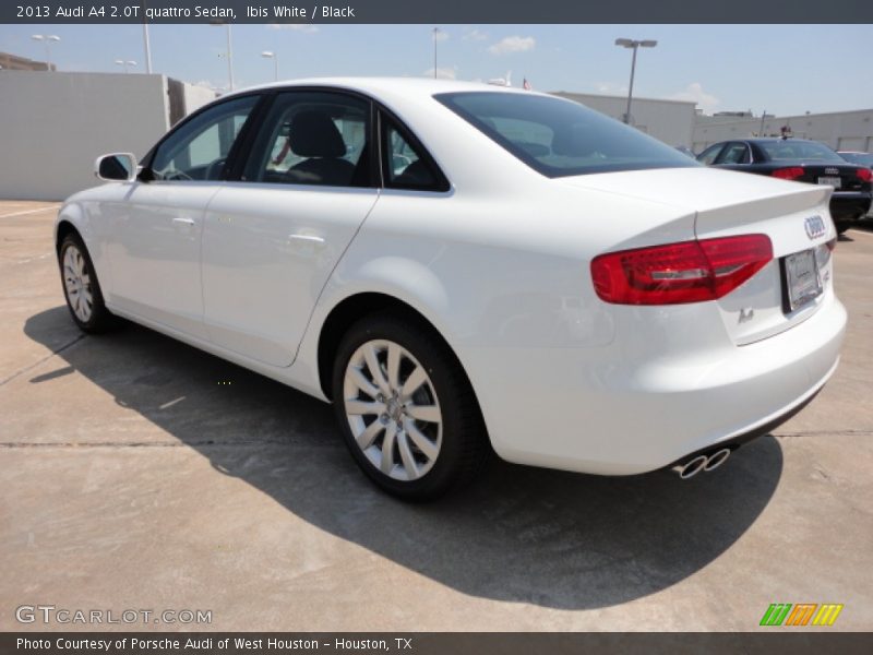 Ibis White / Black 2013 Audi A4 2.0T quattro Sedan