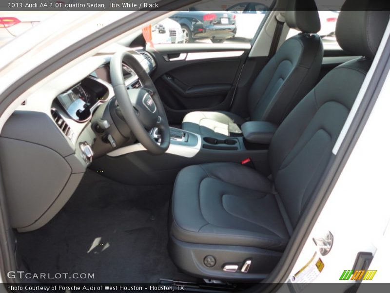 Front Seat of 2013 A4 2.0T quattro Sedan
