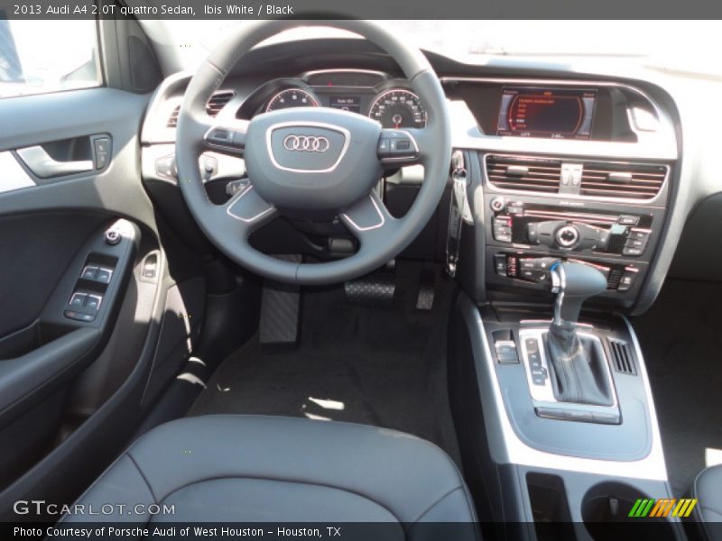 Ibis White / Black 2013 Audi A4 2.0T quattro Sedan