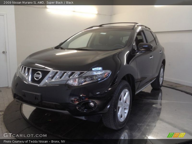 Super Black / Black 2009 Nissan Murano SL AWD
