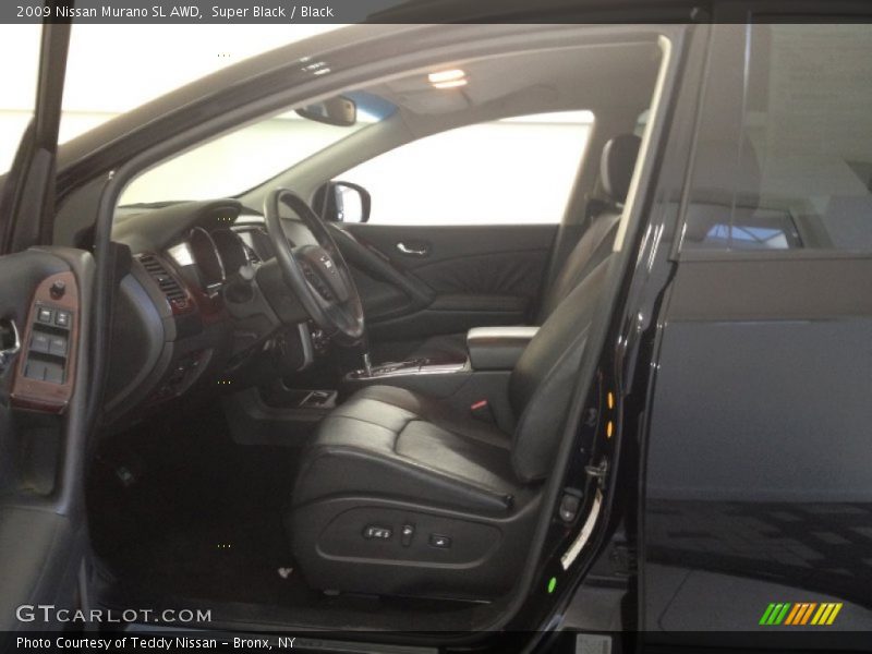 Super Black / Black 2009 Nissan Murano SL AWD