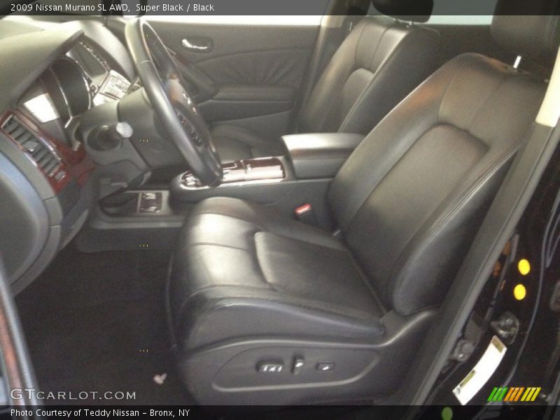 Super Black / Black 2009 Nissan Murano SL AWD