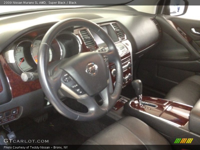 Super Black / Black 2009 Nissan Murano SL AWD
