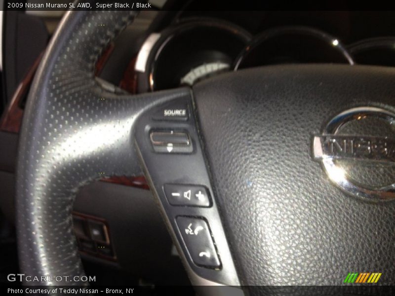 Super Black / Black 2009 Nissan Murano SL AWD