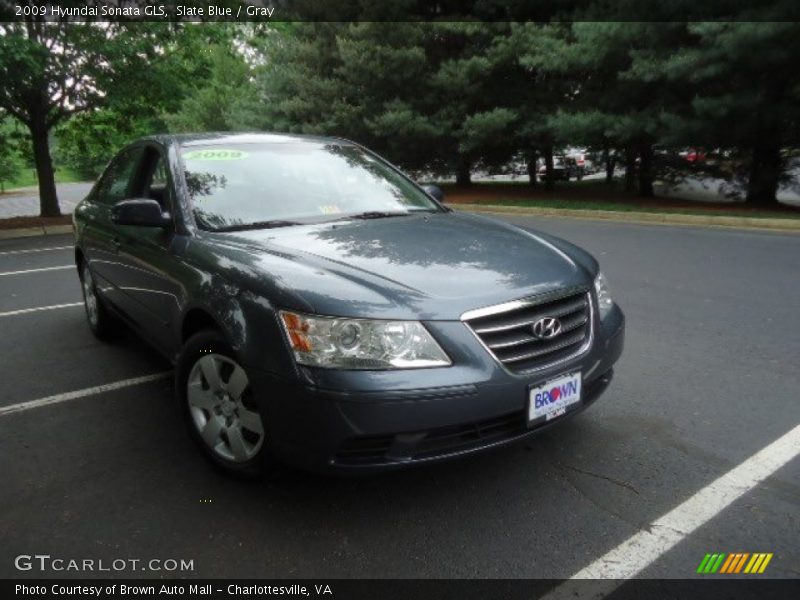 Slate Blue / Gray 2009 Hyundai Sonata GLS