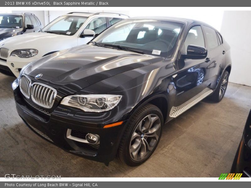 Black Sapphire Metallic / Black 2013 BMW X6 xDrive50i