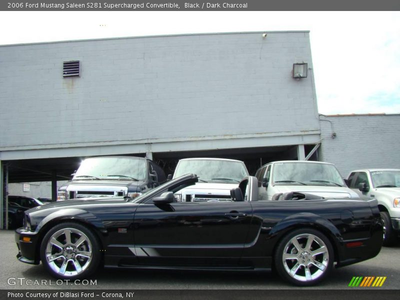 Black / Dark Charcoal 2006 Ford Mustang Saleen S281 Supercharged Convertible